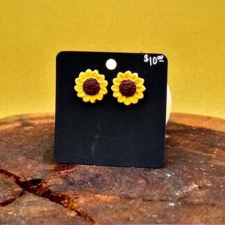 Small Sunflower Stud